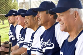 Senior Baseball Players