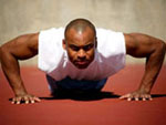 Man doing pushups